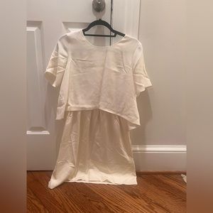 Club Monoco White Knee length dress. Size 6